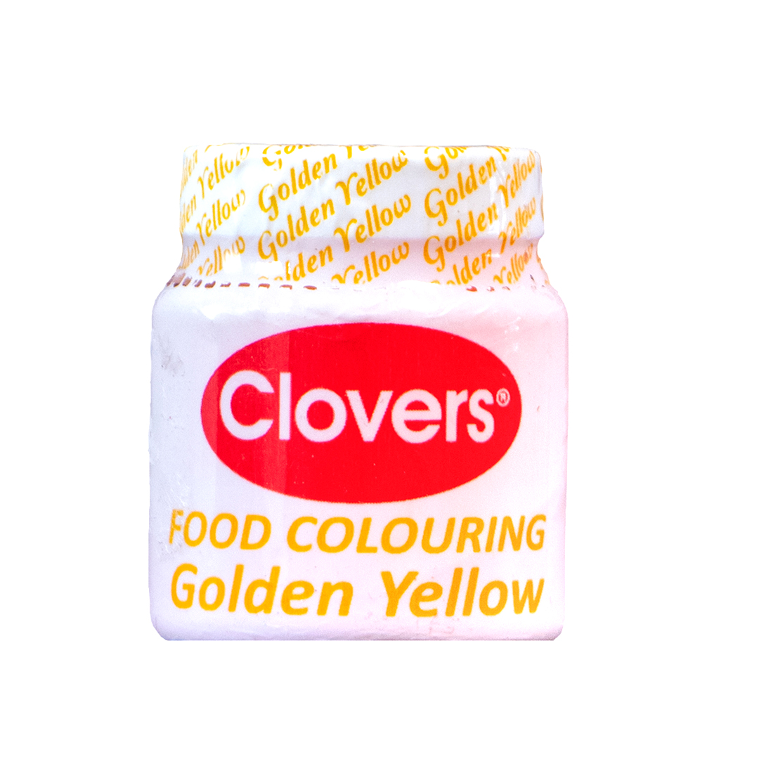 CLOVERS FOOD COLOUR GOLDEN YELLOW 10G